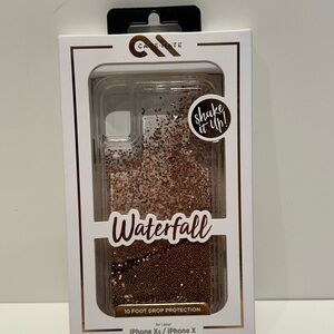 Case-Mate Waterfall Case for iPhone Xs/X - Rose Gold